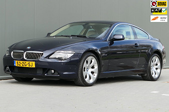 BMW 6 Serie 650i High Executive Youngtimer 367pk V8 LCI NAP Facelift HUD Navi Leder